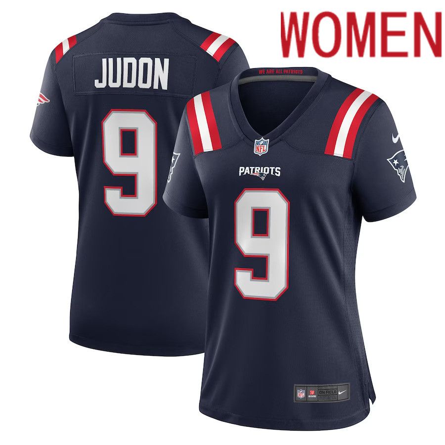 Women New England Patriots 9 Matthew Judon Nike Navy Team Game NFL Jersey